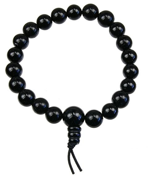 BRACELET MALA TIBETAIN - ONYX NOIR