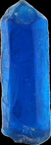APATITE BLEUE CRISTAL GEMME - LA PIECE 2 A 3 GR.
