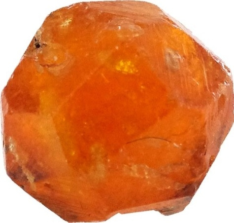 GRENAT SPESSARTITE CRISTALLISE - LA PIECE DE 3 A 4 GR.