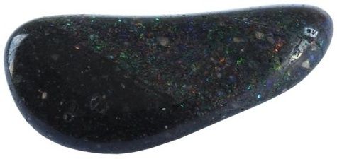 OPALE NOIRE POLIE - LA PIECE DE 1 A 2 GR.