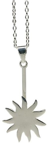 Porte-Donut métal argenté - Soleil