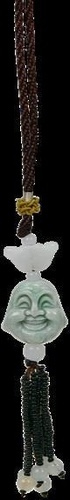 Pendentif Tête de Bouddha en Jade de Chine