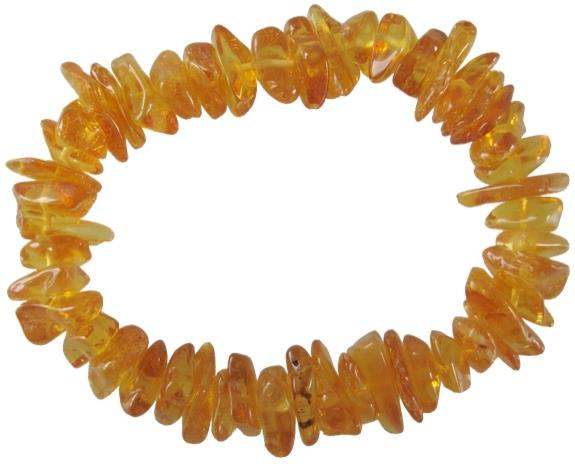 BRACELET AMBRE JAUNE MIEL CHIPS