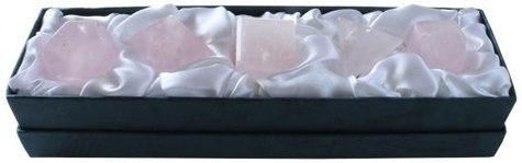 SOLIDES DE PLATON - QUARTZ ROSE