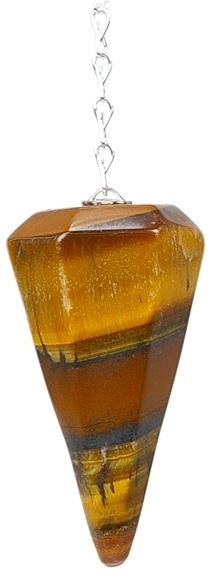 PENDULE A FACETTES OEIL DE TIGRE