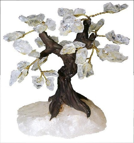 ARBRE DU BONHEUR CRISTAL DE ROCHE - GM
