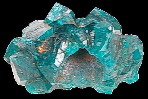 DIOPTASE CRISTAL GEMME - LA PIECE 1 CM