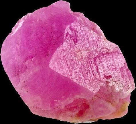 RUBIS DE BIRMANIE CRISTALISE - LA PIECE 1,5 CM