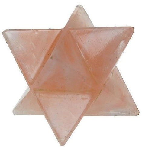 ETOILE MERKABA QUARTZ ROSE - 6 CM