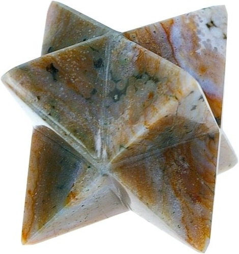 ETOILE MERKABA JASPE FANTAISIE - 6 CM