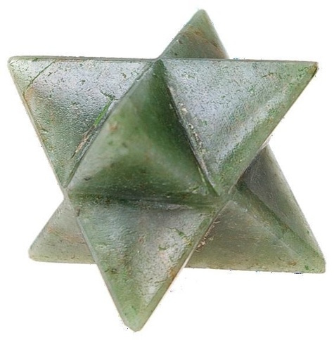 ETOILE MERKABA AVENTURINE VERTE - 6 CM