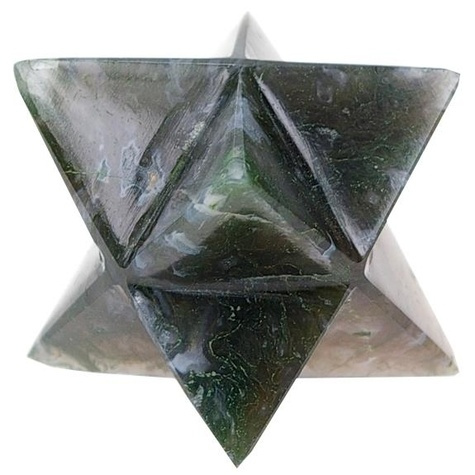 ETOILE MERKABA AGATE MOUSSE - 6 CM