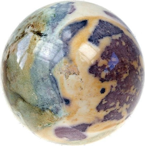 SPHERE PIERRE DE LUNE ORANGE - 8 CM