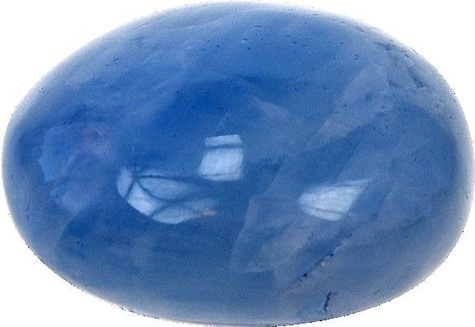 GALET CALCITE BLEUE MADAGASCAR - 4 X 6 CM