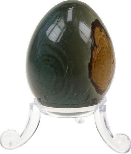 OEUF JASPE POLYCHROME MADAGASCAR - 4.5 A 5.5 CM