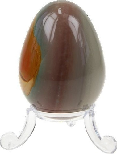 OEUF JASPE POLYCHROME MADAGASCAR - 5.5 A 6.5 CM