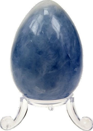 OEUF CALCITE BLEUE MADAGASCAR - 5 A 6 CM