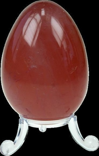 OEUF QUARTZ ROSE MADAGASCAR - 7.5 A 8.5 CM