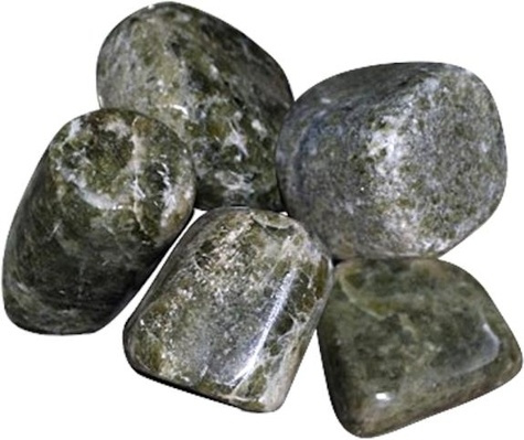 PIERRES ROULEES - VESUVIANITE - SACHET 500 GRS.