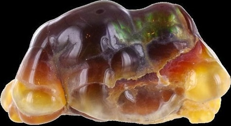 AGATE DE FEU NATURELLE - LA PIECE DE 1 A 2 CM