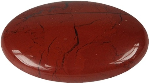 GALET JASPE ROUGE - PIECE DE 3 X 4.5 CM