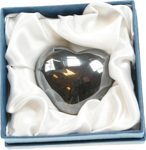 COEUR HEMATITE 45 MM - LA PIECE