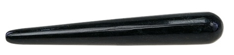 BATON DE MASSAGE TOURMALINE NOIRE - 1,5 X 10 CM
