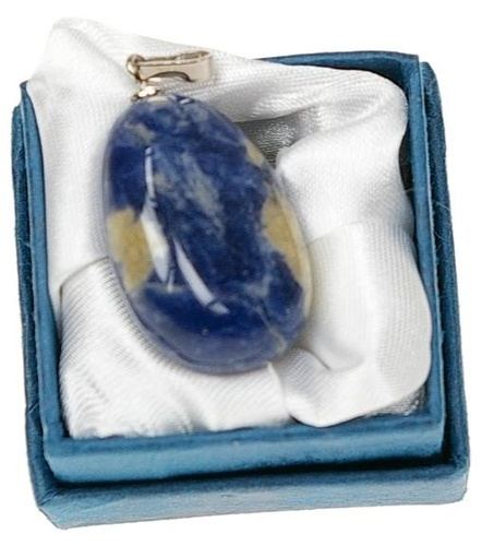 PENDENTIF SODALITE - ENTRE 1 ET 2 CM - LA PIECE
