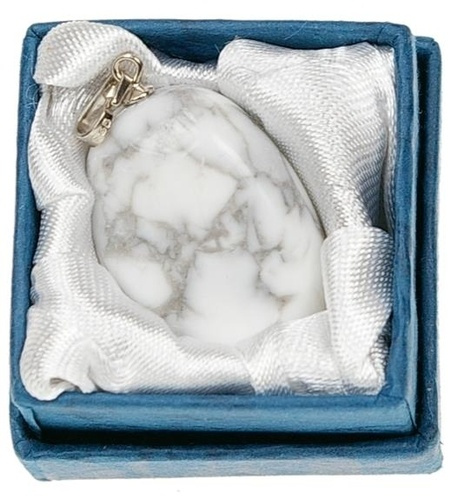 PENDENTIF MAGNESITE - ENTRE 1 ET 2 CM - LA PIECE