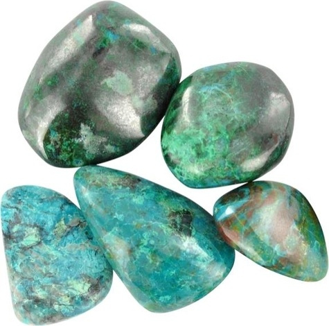 PIERRES ROULEES - CHRYSOCOLLE DE NAMIBIE - SACHET 500 GRS