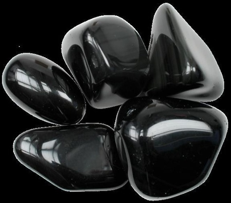 PIERRES ROULEES - OBSIDIENNE OEIL CELESTE - 500 GR.
