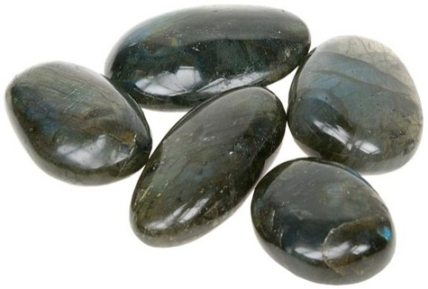 GALETS DE SPECTROLITE DE NORVEGE - SACHET 500 GRS.