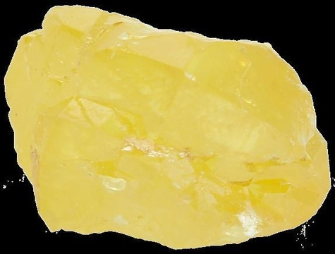 SOUFRE NATIF CRISTALLISE GEMME - LA PIECE DE 7,5 GRAMMES ENVIRON