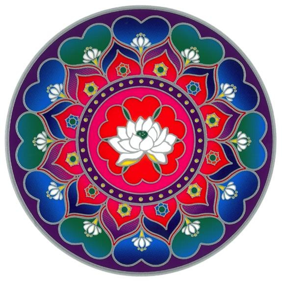 AUTOCOLLANT ATTRAPE-SOLEIL - MANDALA 3