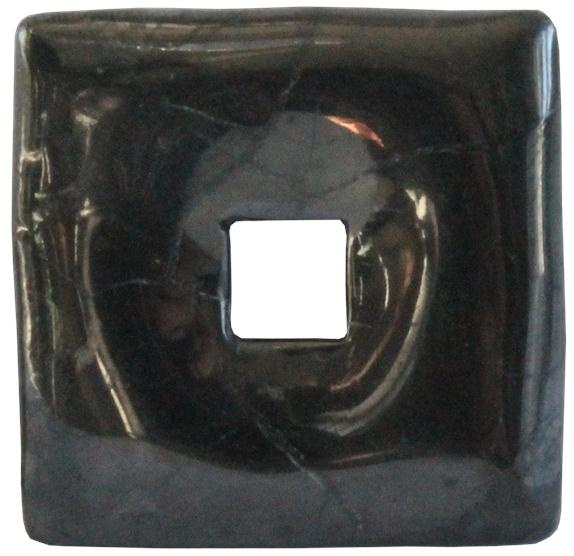 PI CHINOIS CARRE SHUNGITE 30 MM