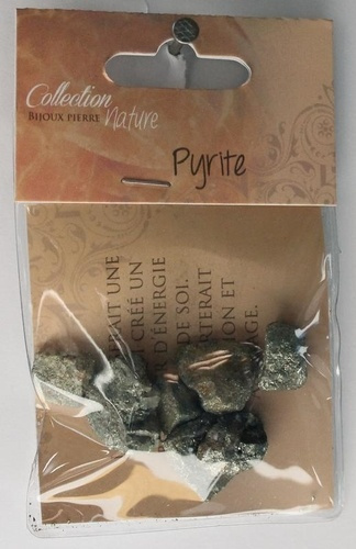 Sachet pierres brutes - Pyrite