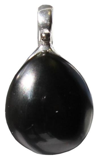 PENDENTIF PIERRE BOMBEE ONYX NOIR