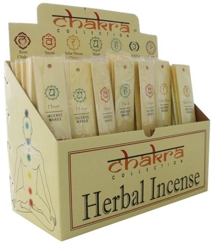 PRESENTOIR PLEIN ENCENS CHAKRA COLLECTION - 140 PIECES