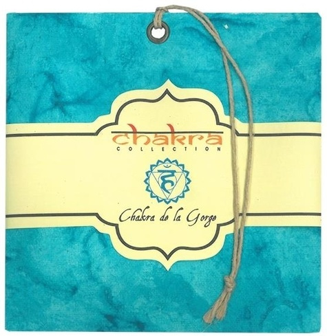 SACHET DE SENTEUR CHAKRA COLLECTION - JASMIN - CHAKRA DE LA GORGE - LOT DE 5