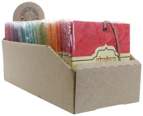 PRESENTOIR VIDE GAMME SACHETS SENTEURS CHAKRA COLLECTION