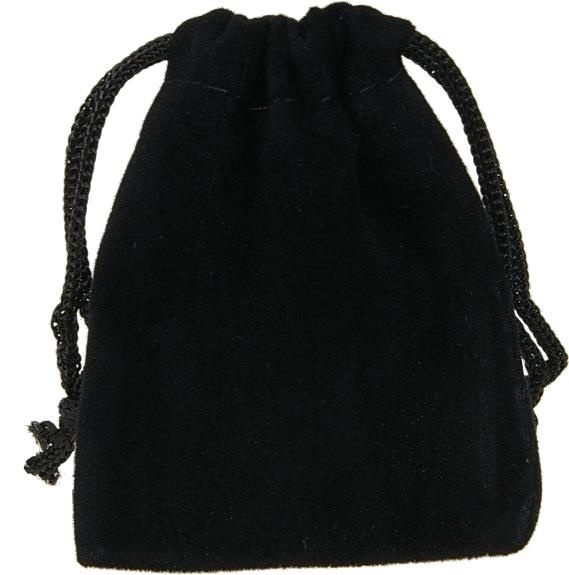 SACHET SUEDINE NOIR PM