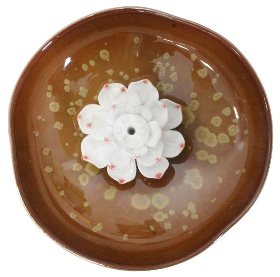 PORTE-ENCENS CHOCOLAT AVEC LOTUS