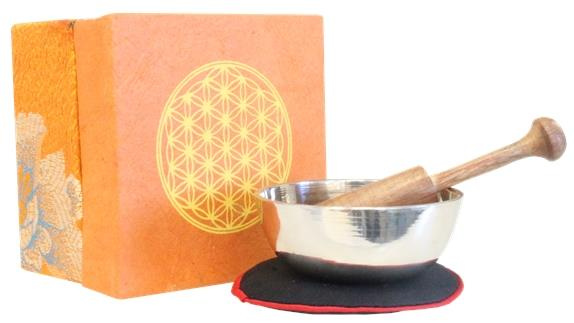 COFFRET BOL CHANTANT DIAM. 5 CM BOITE FLEUR DE VIE