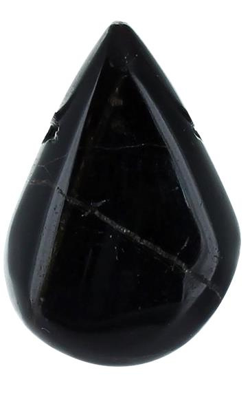 PENDENTIF GOUTTE PIERRE PERCEE - TOURMALINE