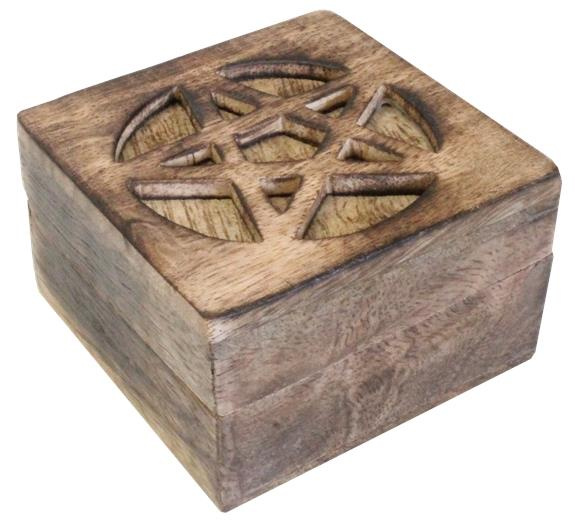 BOITE PENTACLE SCULPTEE MINI MODELE