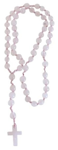 CHAPELET PIERRES FINES 6 MM - QUARTZ ROSE
