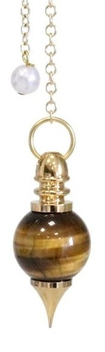 PENDULE SEPHOROTON OEIL DE TIGRE 20 MM