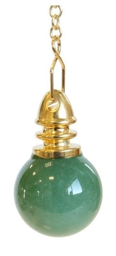 PENDULE BOULE AVENTURINE DE 20 MM