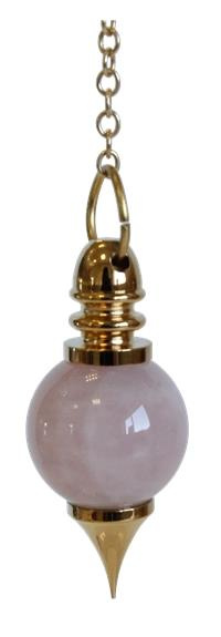 PENDULE SEPHOROTON QUARTZ ROSE 20 MM