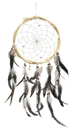 DREAMCATCHER NATUREL EN BOIS DE SAULE PM